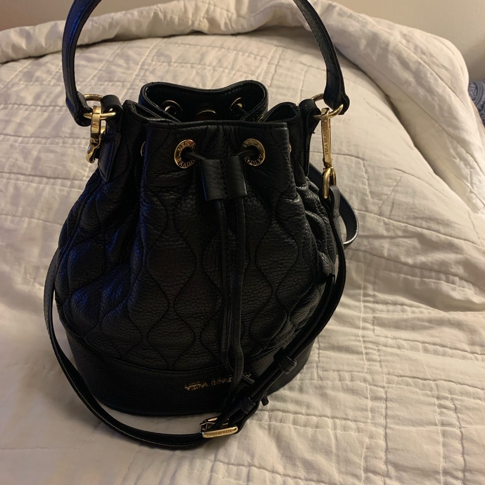 Vera Bradley leather mini bucket, Crossbody